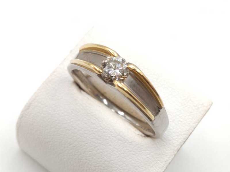 ダイヤモンド買取 リング K18×Pt900 ダイヤ0.50ct